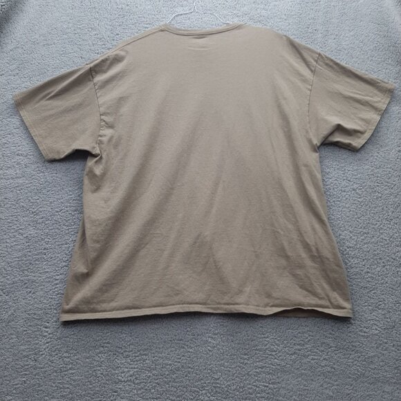 Popeye DJ Graphic Tee XXXL 100% Cotton Sage green tan - Picture 4 of 4